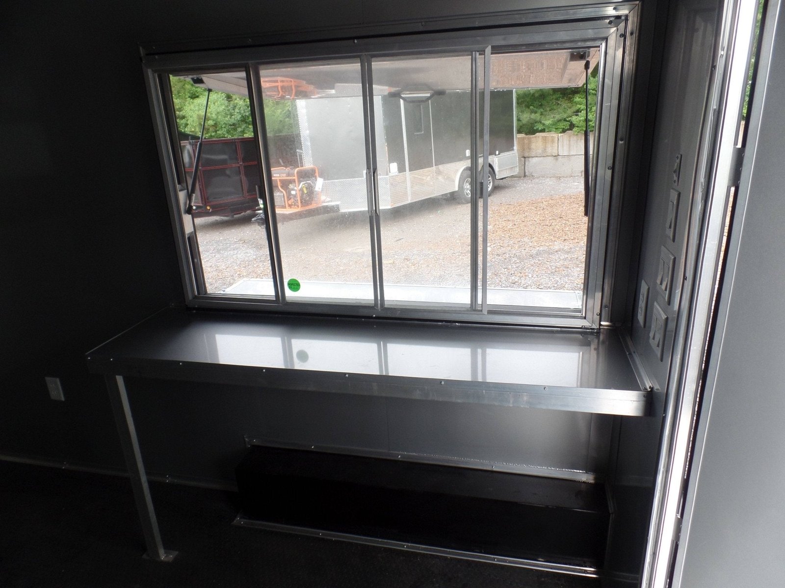 8.5′ x 22′ Concession Trailer Silver BBQ Event Catering — photo 6