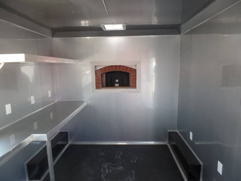 8.5′ x 22′ Red Concession Food Trailer With Appliances — photo 10