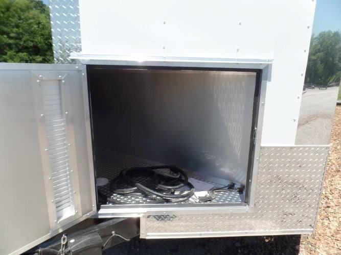 8.5′ x 24′ Concession Trailer White BBQ Event Catering — photo 5