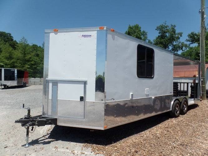8.5′ x 24′ Concession Trailer White BBQ Event Catering — photo 14