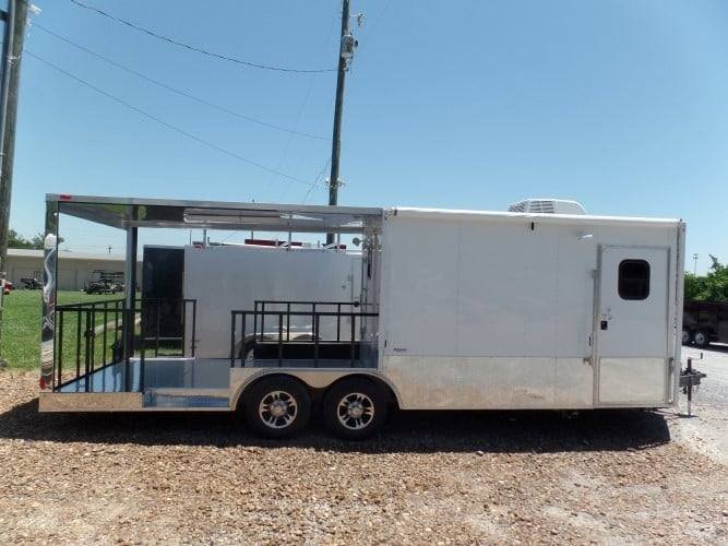 8.5′ x 24′ Concession Trailer White BBQ Event Catering — photo 6