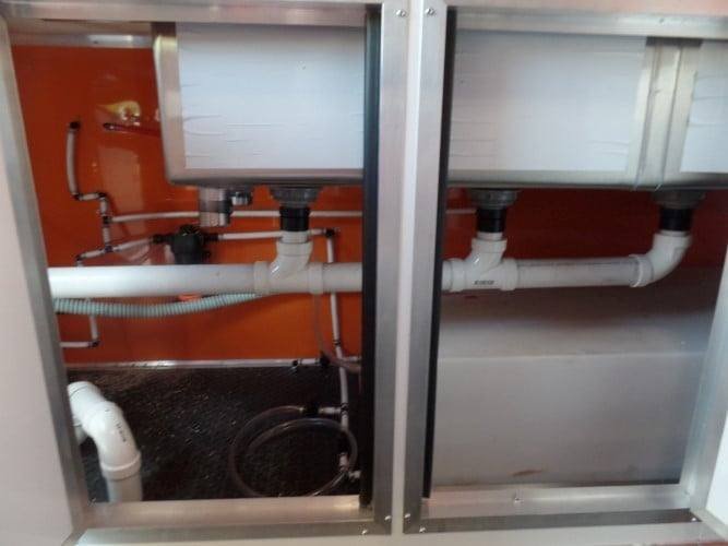 8.5′ x 47′ Concession Food Trailer Silver Frost Event Catering — photo 6