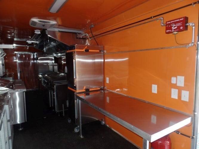 8.5′ x 47′ Concession Food Trailer Silver Frost With Appliances — photo 9