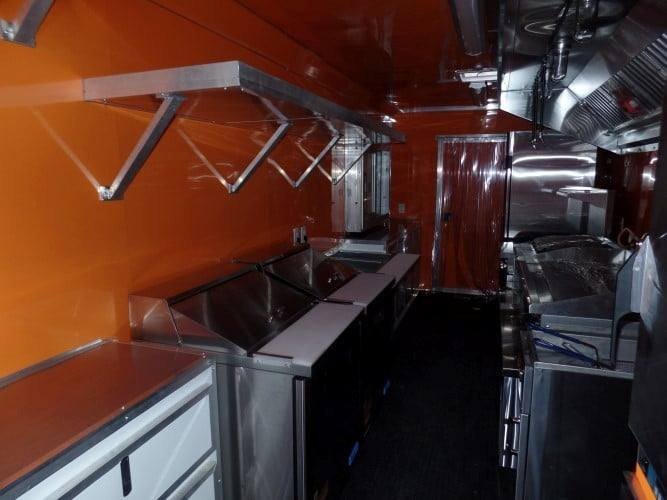 8.5′ x 47′ Concession Food Trailer Silver Frost With Appliances — photo 14