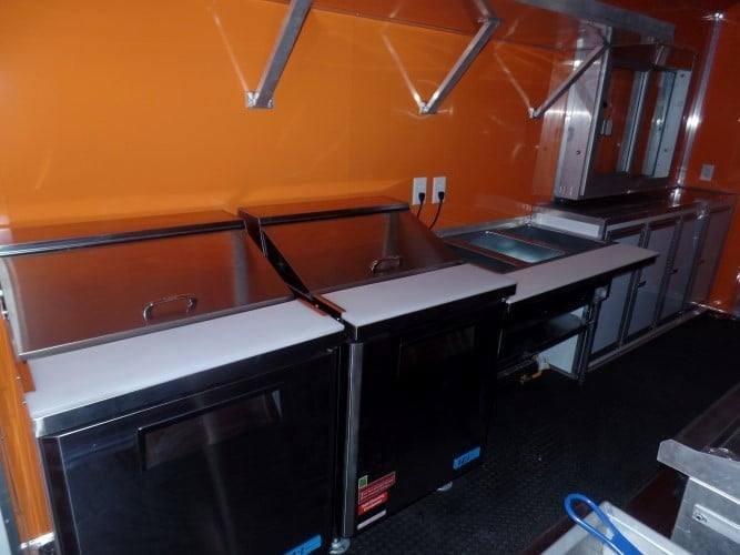 8.5′ x 47′ Concession Food Trailer Silver Frost Event Catering — photo 13
