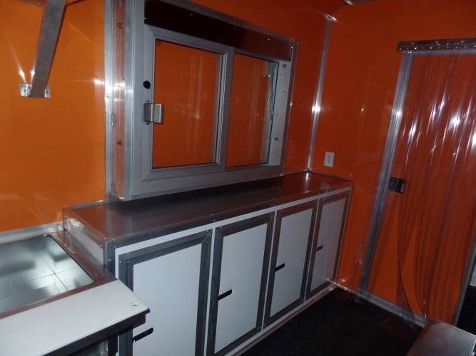 8.5′ x 47′ Concession Food Trailer Silver Frost With Appliances — photo 13