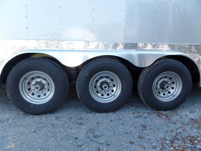 8.5′ x 47′ Concession Food Trailer Silver Frost Event Catering — photo 3