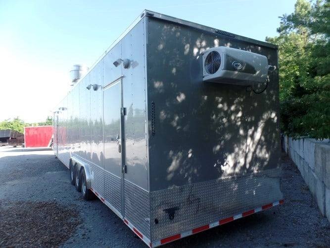 8.5′ x 47′ Concession Food Trailer Silver Frost With Appliances — photo 2