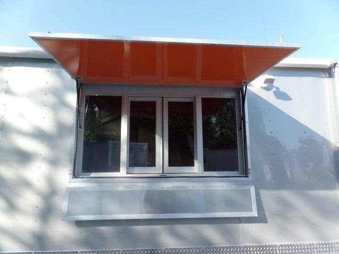 8.5′ x 47′ Concession Food Trailer Silver Frost Event Catering — photo 4