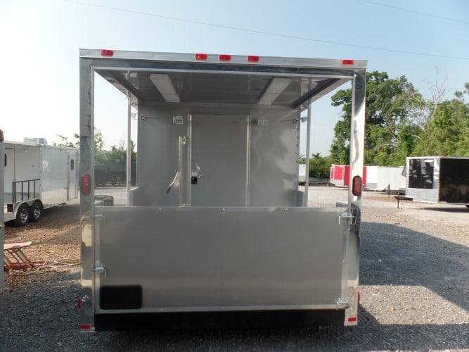 8.5′ x 24′ Concession Trailer Silver Frost BBQ Event Catering — photo 14
