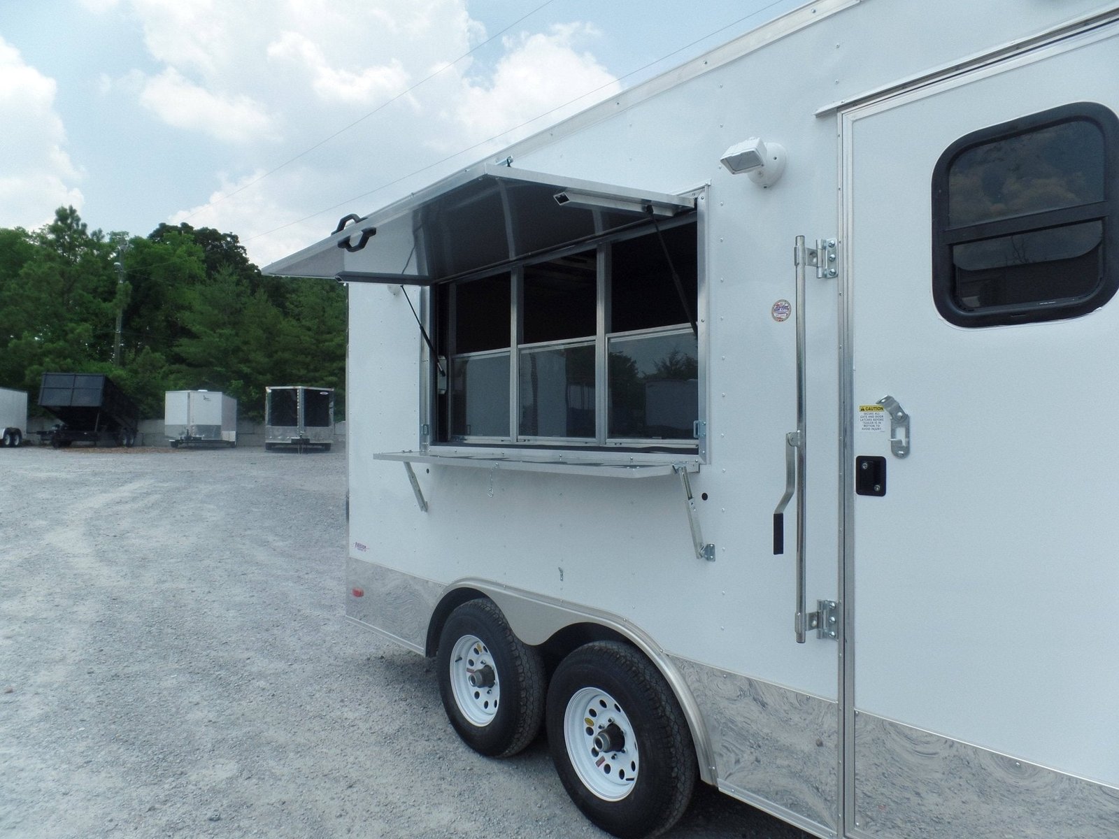 8.5′ x 16′ Concession Food Trailer White Event Catering — photo 6