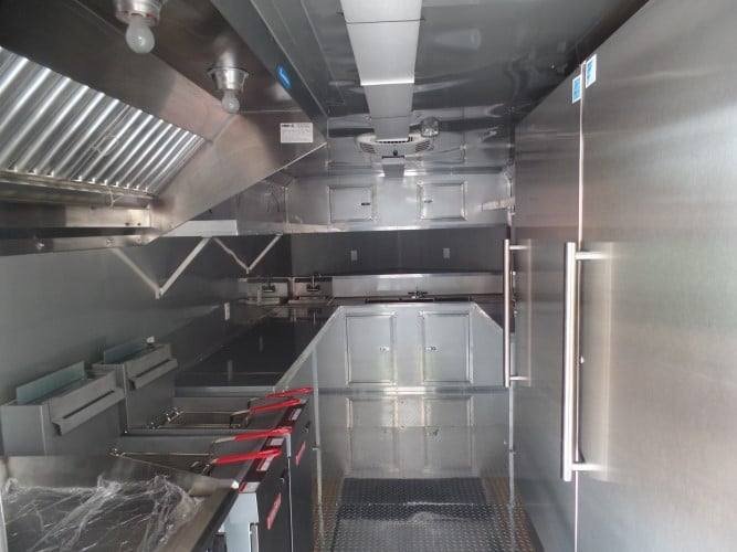 8.5′ x 24′ Concession Trailer Silver Frost BBQ Event Catering — photo 7