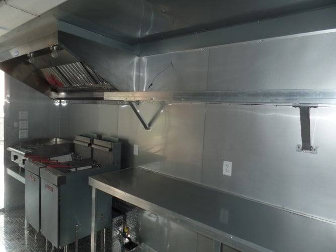 8.5′ x 24′ Concession Trailer Silver Frost BBQ Event Catering — photo 8