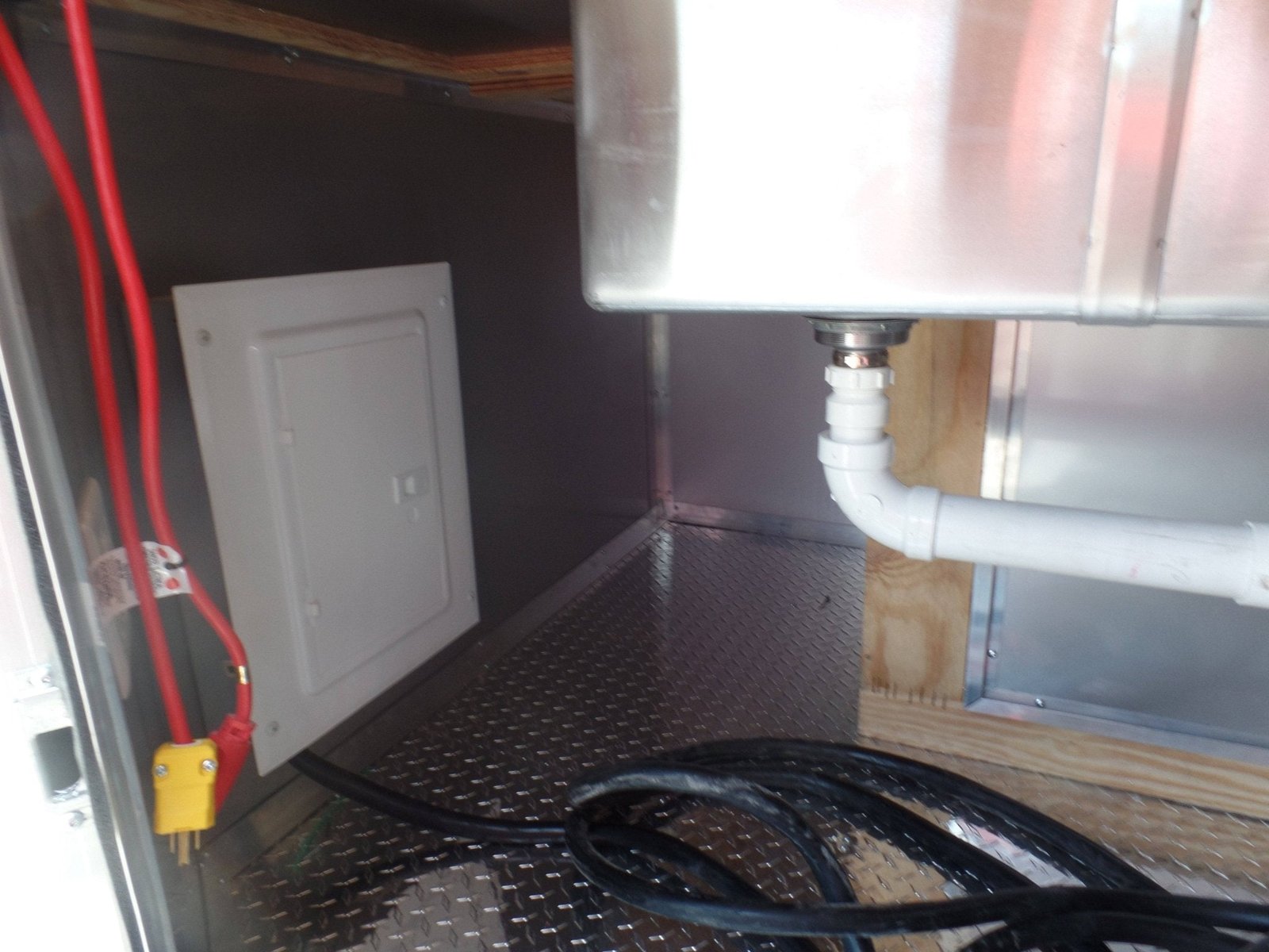 8.5′ x 28′ Concession BBQ Food Trailer Red Event Catering — photo 14