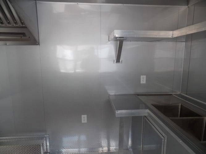8.5′ x 18′ Concession Food Trailer Black Event Catering — photo 10