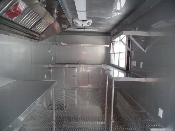 8.5′ x 18′ Concession Food Trailer Black Event Catering — photo 8
