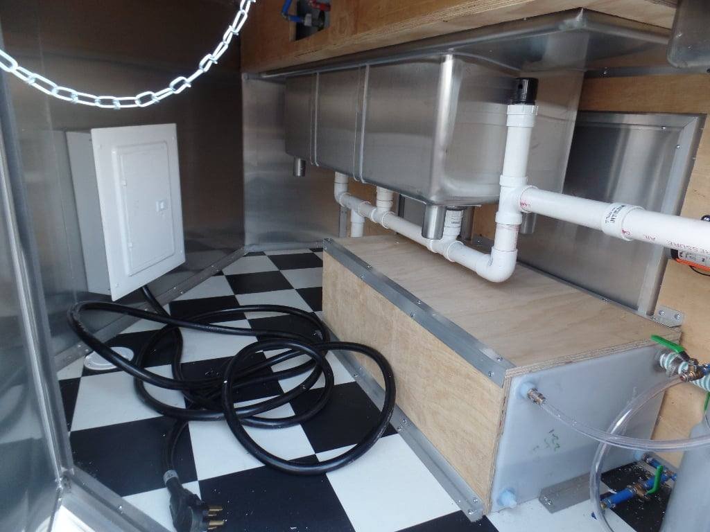 8.5′ x 16′ Lime Green Concession Food Catering Trailer — photo 4