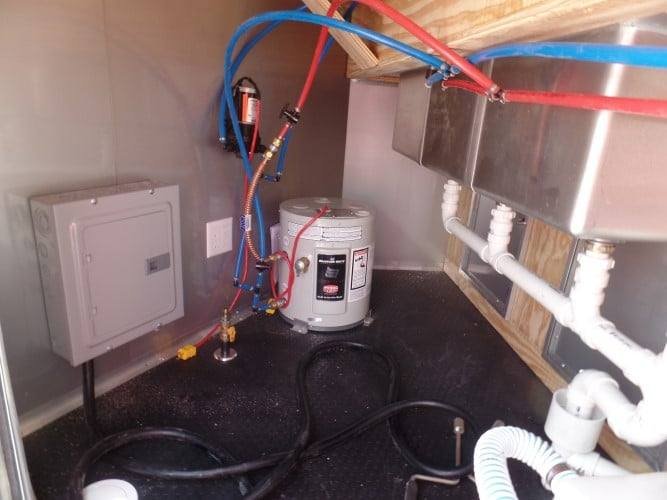 8.5′ x 18′ Concession Food Trailer Black Event Catering — photo 9