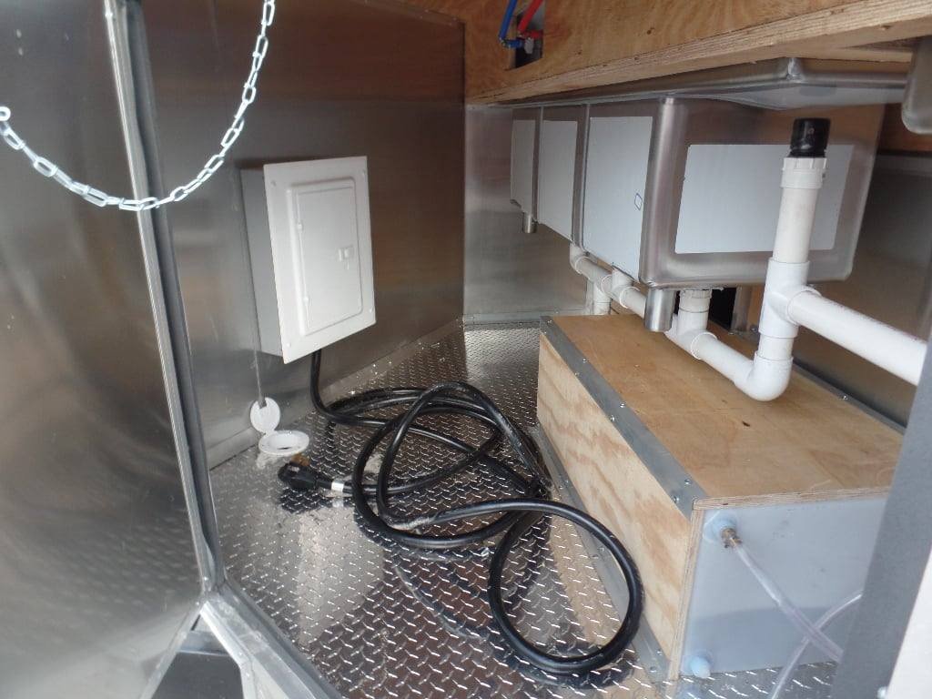 8.5′ x 18′ Concession Food White Catering Event Trailer — photo 6
