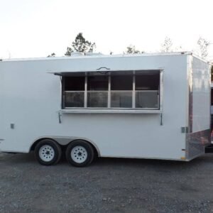 8.5' x 16' Concession Food Trailer With Appliances