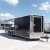 8.5 x 20 BBQ porch trailer with 12-foot smoker porch