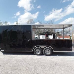 8.5 x 20 BBQ porch trailer with 12-foot smoker porch - view 10