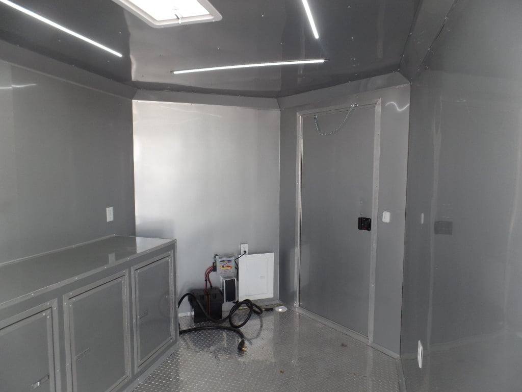 8.5′ x 20′ BBQ Black Porch Style Concession Trailer — photo 2