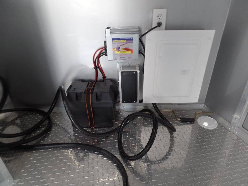 8.5′ x 20′ BBQ Black Porch Style Concession Trailer — photo 6