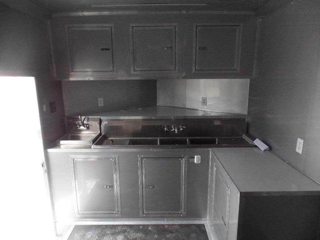 8.5′ x 30′ Dove Grey Concession Food Event Catering Trailer — photo 3