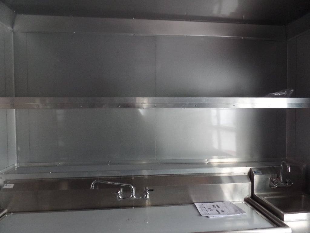 8.5′ x 26′ Red And Black Concession Food Trailer With Appliances — photo 4