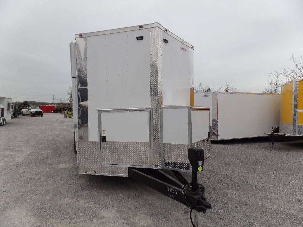 8.5′ x 24′ Concession Food White Catering Event Trailer — photo 15