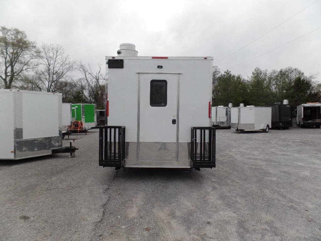8.5′ x 24′ Concession Food White Catering Event Trailer — photo 9