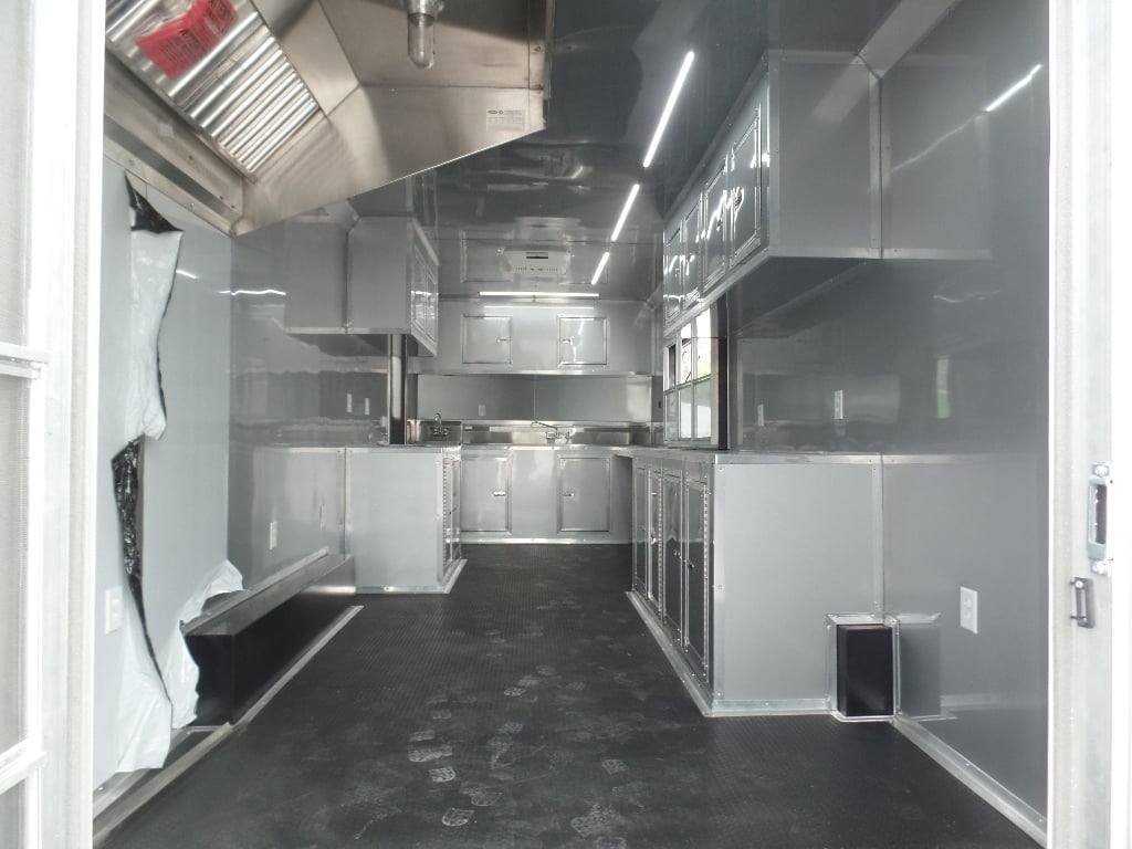 8.5′ x 24′ Concession Food White Catering Event Trailer — photo 8