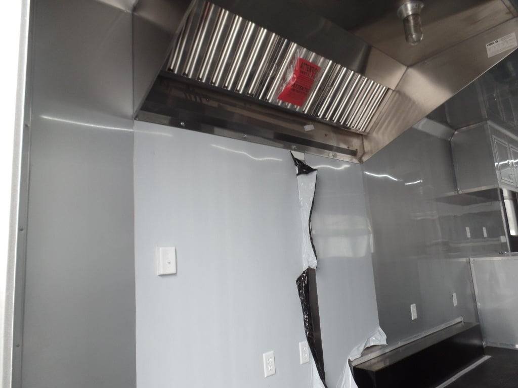 8.5′ x 24′ Concession Food White Catering Event Trailer — photo 11