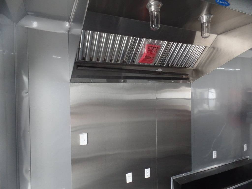 8.5′ x 24′ Concession Food White Catering Event Trailer — photo 5