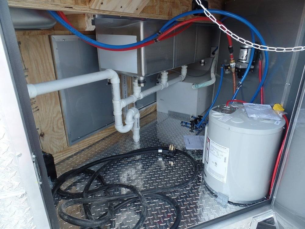 8.5′ x 20′ Concession Food Trailer Light Pewter Event Catering — photo 9