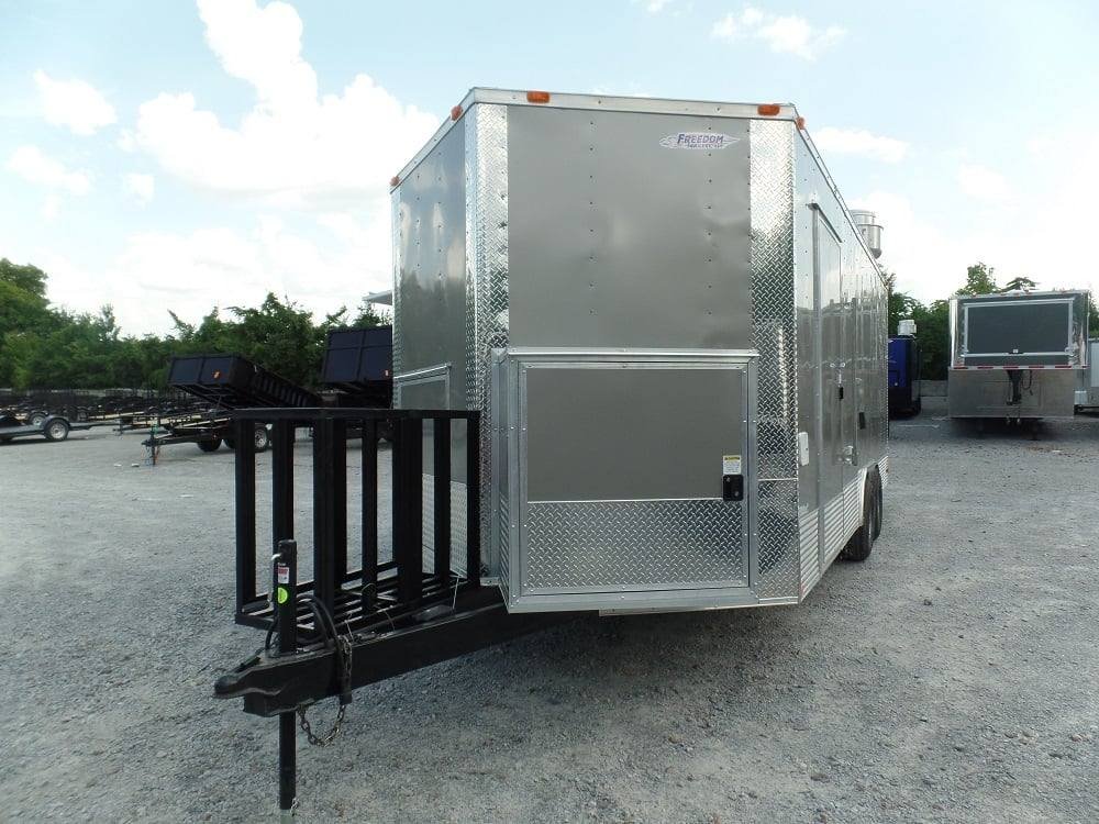 8.5′ x 20′ Concession Food Trailer Light Pewter Event Catering — photo 13