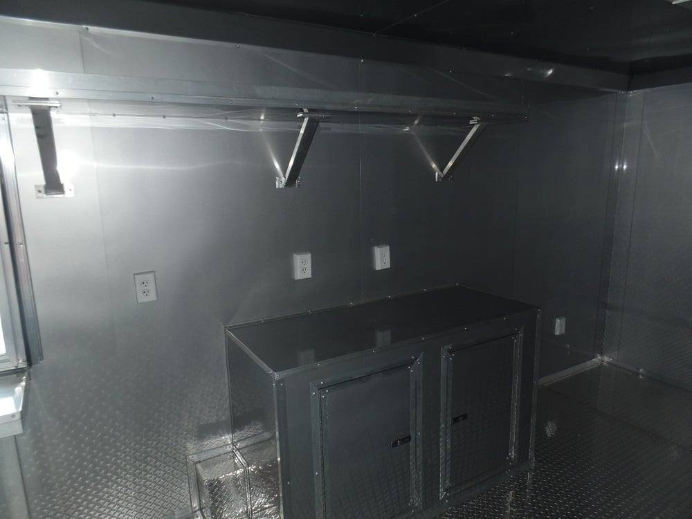 8.5′ x 20′ Concession Food Trailer Light Pewter Event Catering — photo 15