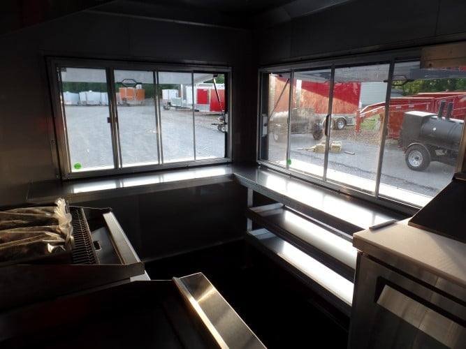 8.5′ x 18′ Black Concession Food Event Catering Trailer — photo 15