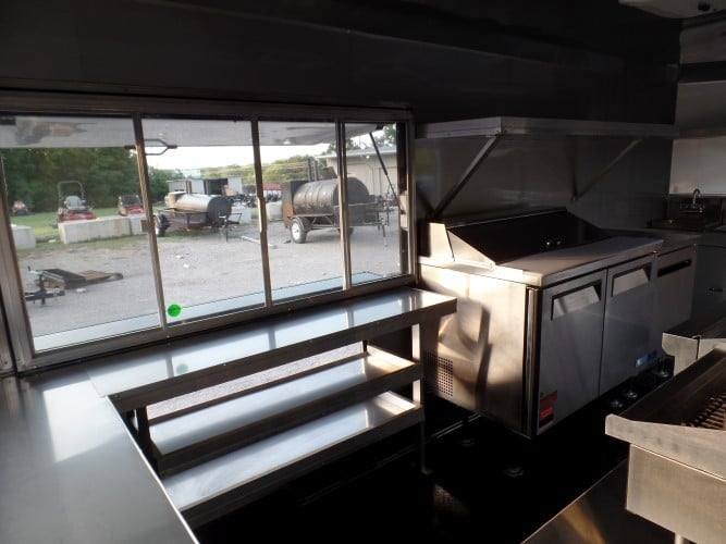 8.5′ x 18′ Black Concession Food Event Catering Trailer — photo 9