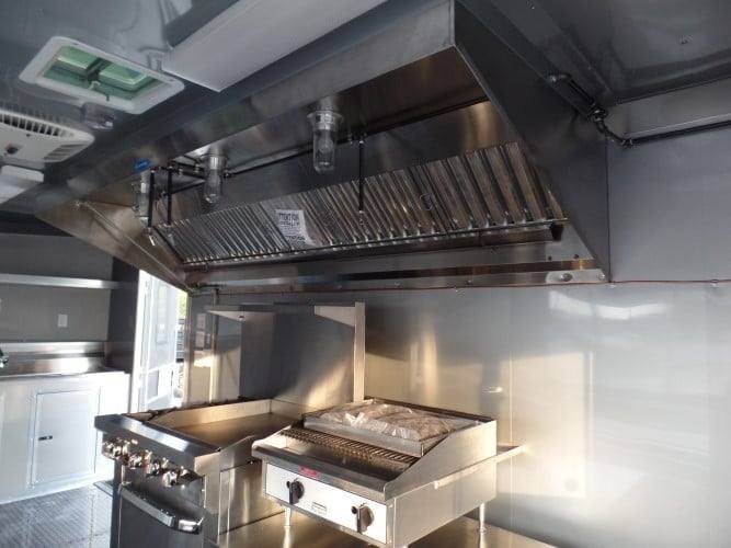 8.5′ x 18′ Black Concession Food Event Catering Trailer — photo 7