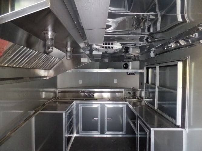 8.5′ x 22′ Charcoal Grey Concession BBQ Food Trailer Event Catering — photo 13