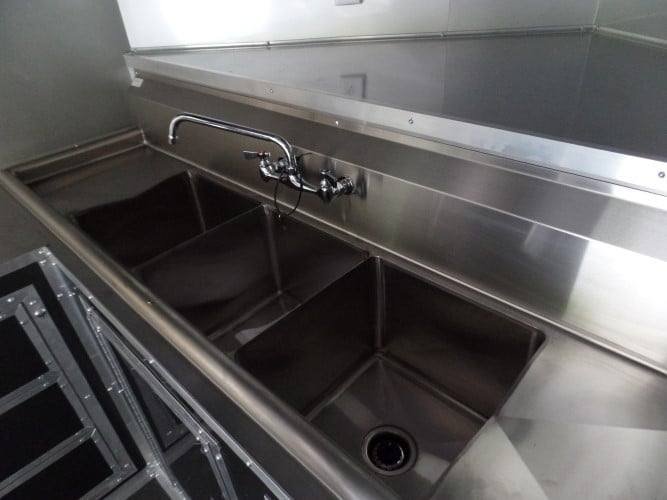 8.5′ x 22′ Charcoal Grey Concession BBQ Food Trailer Event Catering — photo 6