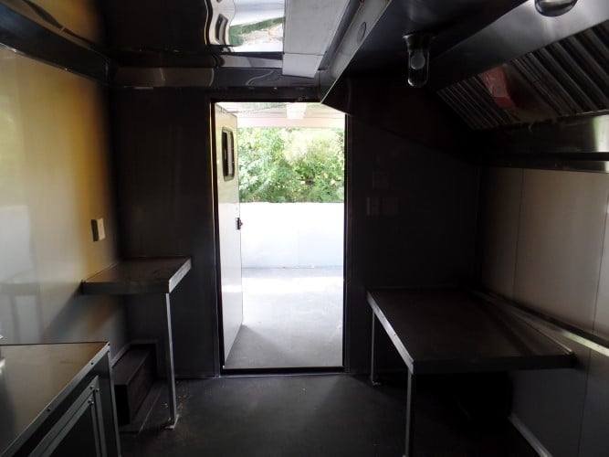 8.5′ x 22′ Charcoal Grey Concession BBQ Food Trailer Event Catering — photo 12