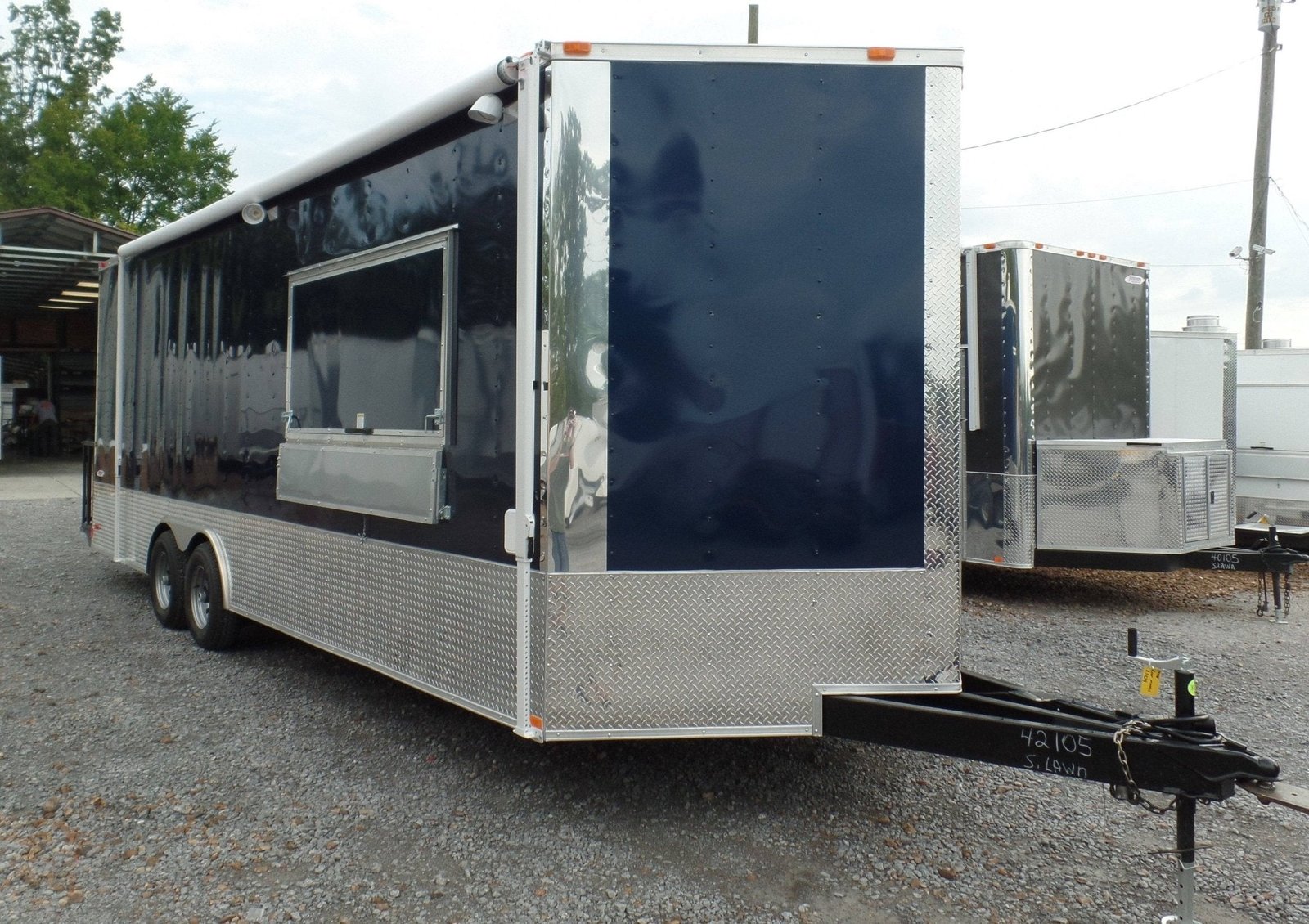 8.5′ x 24′ Concession Food Trailer Indigo Blue Event Catering — photo 6