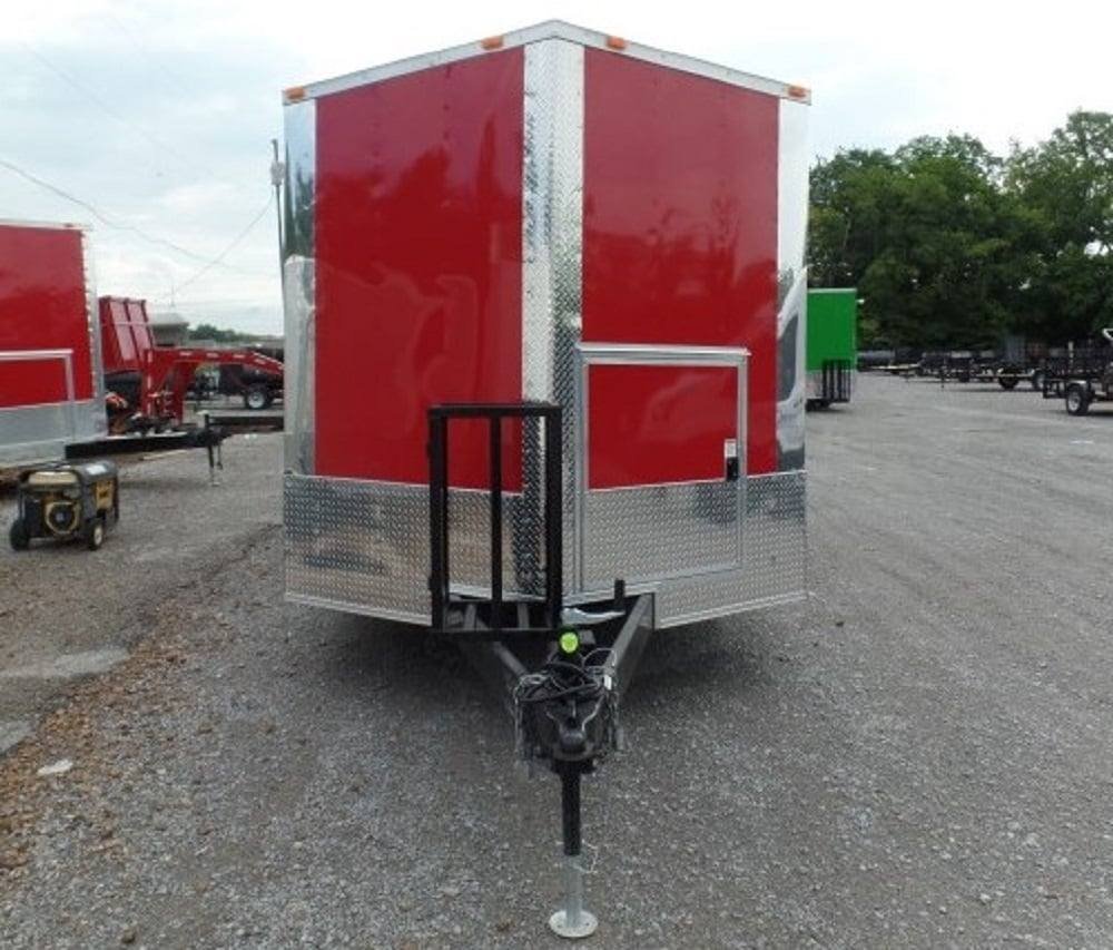 8.5′ x 20′ Concession Trailer Red BBQ Food Event Catering — photo 3