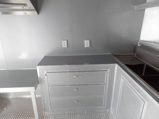 8.5′ x 20′ Concession Trailer Red BBQ Food Event Catering — photo 2