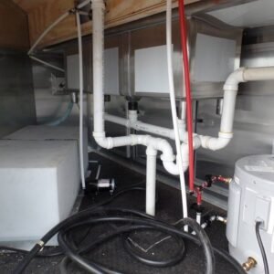 8.5 x 14 lime concession trailer with dual service windows - view 14