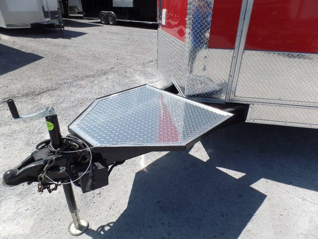 8.5′ x 24′ Red Concession Food Trailer — photo 9