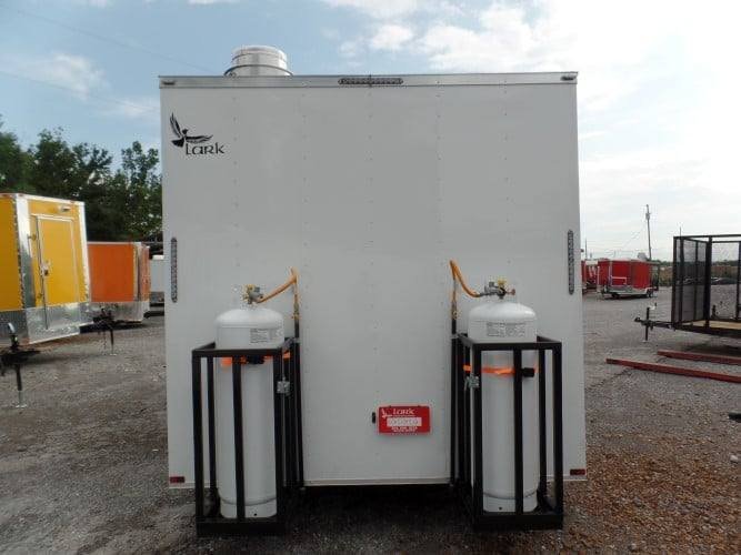 8.5′ x 18′ Concession Food Trailer White Event Catering — photo 3